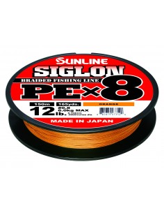 Sunline Siglon PE X8 150mt dark green 6lb