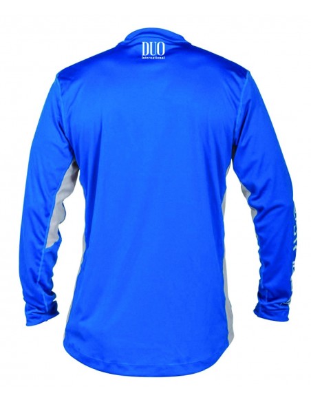 DUO X STORMR Beast Performance Long T-Shirt Blue/Grey