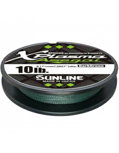 Sunline XPlasma Asegai 18lb Dark Green-150m