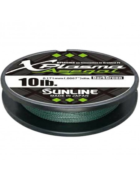 Sunline XPlasma Asegai 18lb Dark Green-150m