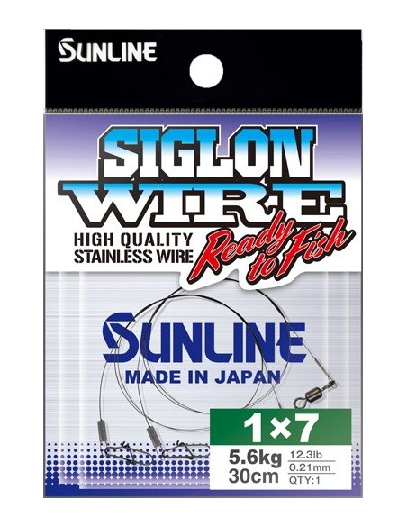Sunline Siglon Wire Stahlvorfach 1x7 - 70cm