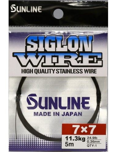 Sunline Siglon Wire Stahlvorfach 7x7 - 5m