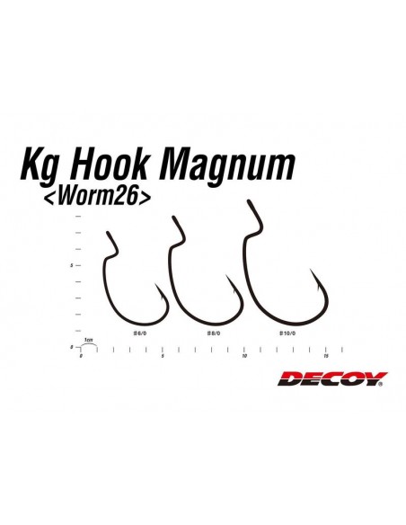 Decoy KG Hook Magnum Worm26 Nr. 6/0