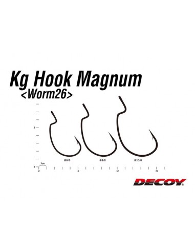 Decoy KG Hook Magnum Worm26 Nr. 8/0