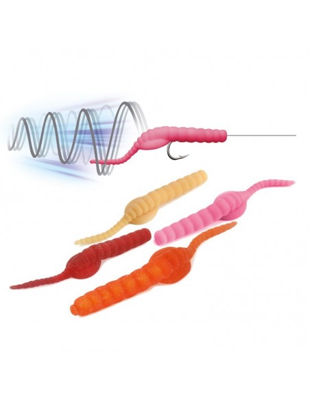 Trabucco Yummy Bait Tail Twister White