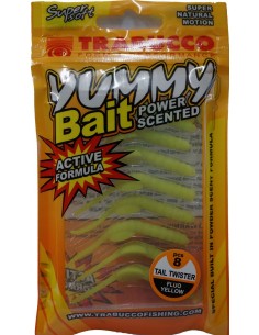 Trabucco Yummy Bait Tail Twister Fluo Yellow