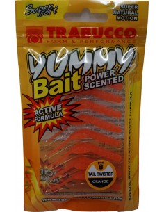 Trabucco Yummy Bait Tail Twister Orange