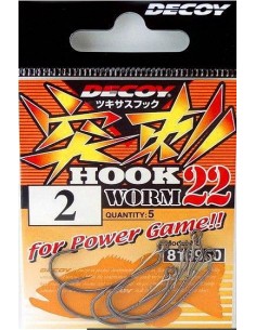 Decoy Hook Worm 22 Gr.1/0